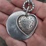 Double Pendant Sterling Silver Set (26 grams) Image 4