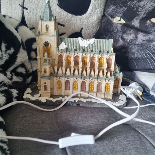Christmas village cathedral Vintage Y2K plug in