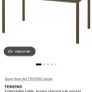 brown oak extendable table Image 4