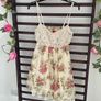 dress Bnwot cream floral mini dress size medium Christina V brand Image 3