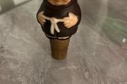 Vintage Goebel Friar Tuck Monk Bottle Wine Stopper /Cork