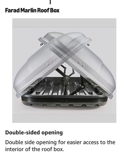 480L Car roof box for extra travel space