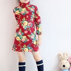 New Girls autumn long sleeve mini dress Size 2-3 yrs