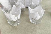 Multi-Purpose Crystal Beverage Tumbler Drinking Glass Set of 5 not stamped..