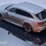 Audi RS6 C8 Avant Nardo grey 1:18 KiloWorks NEW! Image 5