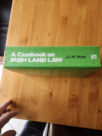 A Casebook On Irish Land Law. J. C. W.wylie. 1984 Very Large Volume Paperback In Good Condition.  See Photos For Same.