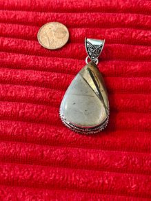 Beautiful Silver Toned Pendant - Good Quality (CS10)
