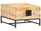 Coffee Table 67x67x45 cm Solid Mango Wood