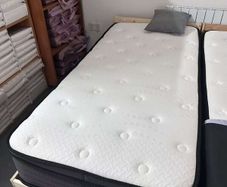 Nearly new single size mattress for 70