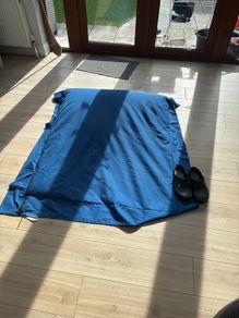 blue beanbag