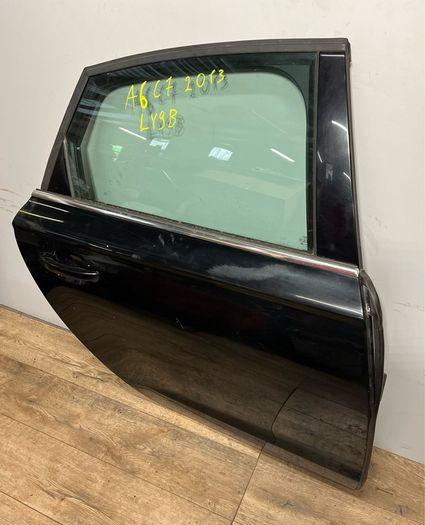 Audi A6 C7 2013 Rear Door Right Driver Side In Black Ly9b Saloon