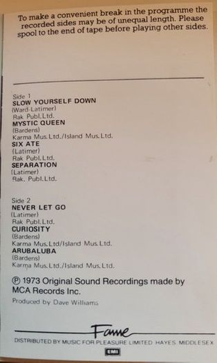CAMEL | Camel    (On Fame Records)
