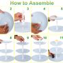 3 Tiered Bird Bath with 3W Solar Pump DIY Solar Fountain Detachable and Suitable for Bird Bath Garden Decoration Image 3