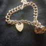 ladies vintage silver charm bracelet Image 5