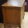 Vintage French Carved Oak Chest of Drawers Image 5