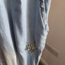 Never Worn. Soft Chambray Denim Sequined Jumpsuit with Pockets.  Size 10/12. Image 4