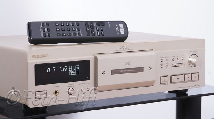 Sonys legendary Audiophile Quality Giant Killer XA20ES CD Player Champagne gold edition check the reviews on this its absolutely outstanding piece of Japanese Hifi Gold