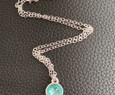 Silver Plated Crystal Necklace
