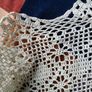 Vintage Embroidered lace Tablecloth Image 3