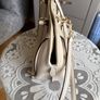 Authentic COACH Rowan Satchel - Cream/Chalk Leather Image 6