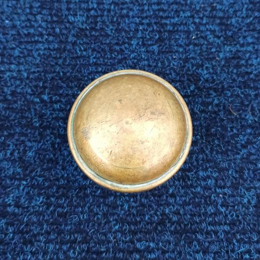 Vintage brass door handle  diameter  60mm