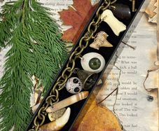 1 Goblins Trash Treasure Charm Bracelet for the Strange and Unusual