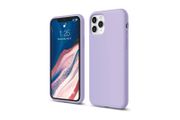Liquid Silicone Case For iPhone 11 Pro Luxury Thin Soft Phone Cover New Lilac Purple - FHT4IP11PLK