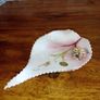 Vintage Italian Hand Painted Signed Leaf Image 2
