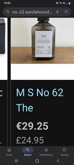 'Marks & Spencer' no. 62 Body spray (unused)
