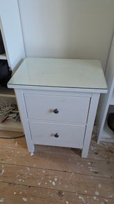 Ikea Hemnes x2 Drawer Bedside Table