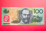 Australia  100 Dollars. 1999. Pick 55b. Polymer Plastic ( Uncirculated )
