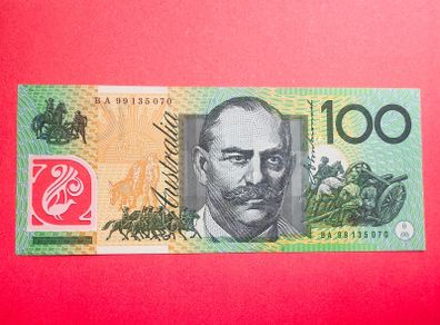 Australia  100 Dollars. 1999. Pick 55b. Polymer Plastic ( Uncirculated )