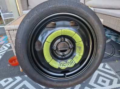 Space saving spare wheel
