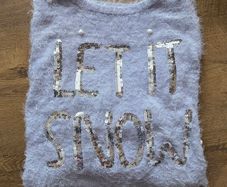 Christmas jumper Let It Snow