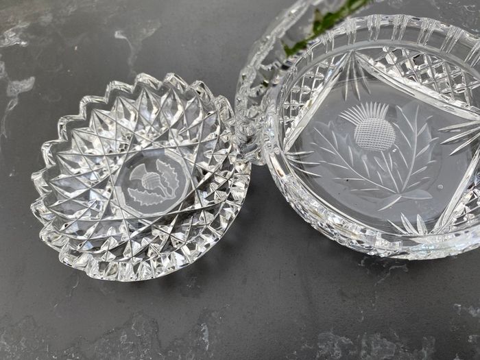 Vintage Scottish Crystal set