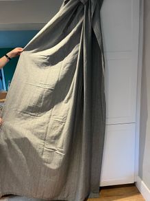 Grey curtains