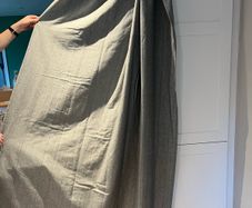Grey curtains
