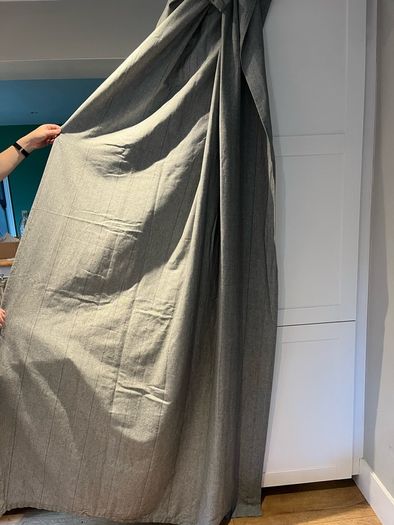 Grey curtains