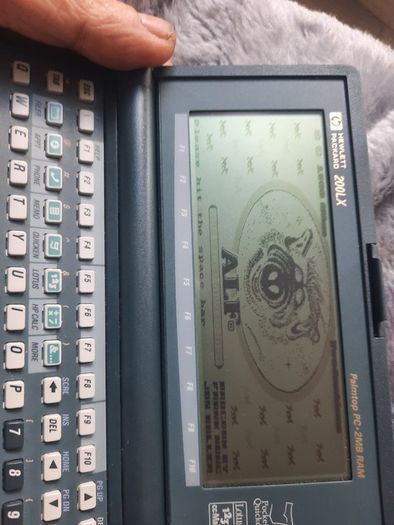 Vintage Dos computer palmtop Hp 200LX