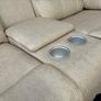 New 3+2  Beige Larson Microfibre Fabric Sofa Image 9