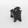 Vintage Sangria Miniature Bottle Spanish Bull Empty Image 4