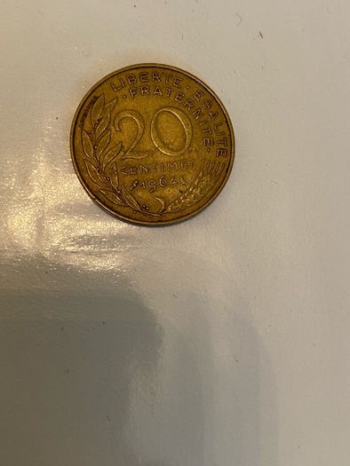 1963-1975 French 20 centimes