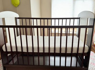 Cot Bed with Buckwheat Mattress