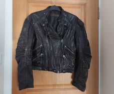leather biker jacket