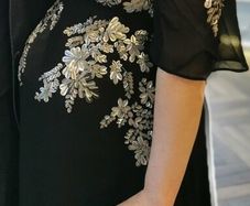 Hope & Ivy Embellished Maternity Maxi Dress