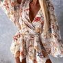 A set of chiffon tied top and shorts XS / L Image 4
