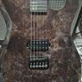 Kiesel Solo-6 Custom Burl Maple Top - Transparent Black Image 2