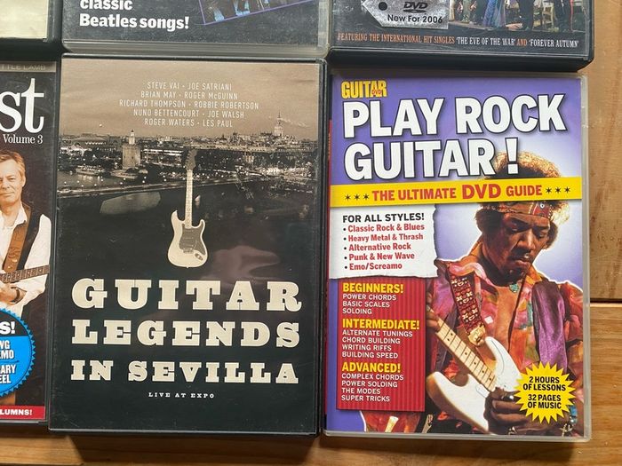 Guitar Lessons DVD Set Signature licks The Beatles Blues Guitar Rock