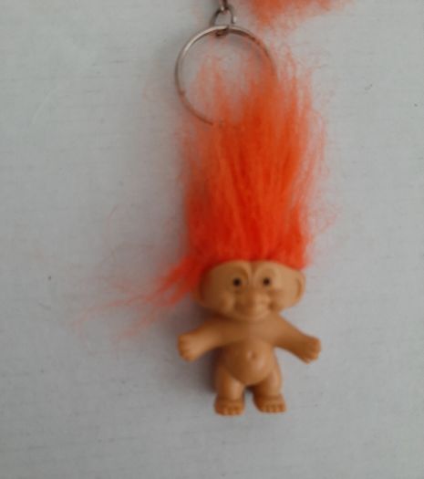 vintage troll mini keyring