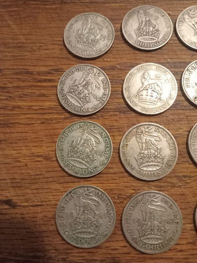 Silver shillings